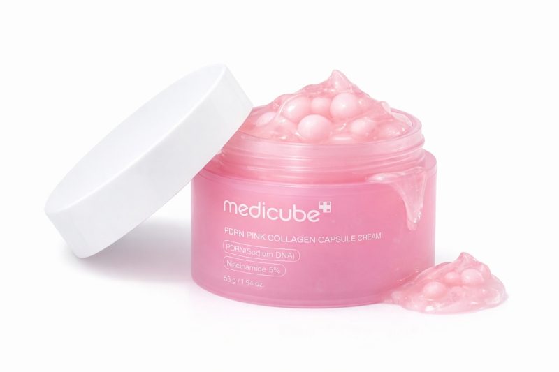 Medicube Salmon Dna Pdrn Pink Collagen Capsule Cream Face Moisturizer 55gm
