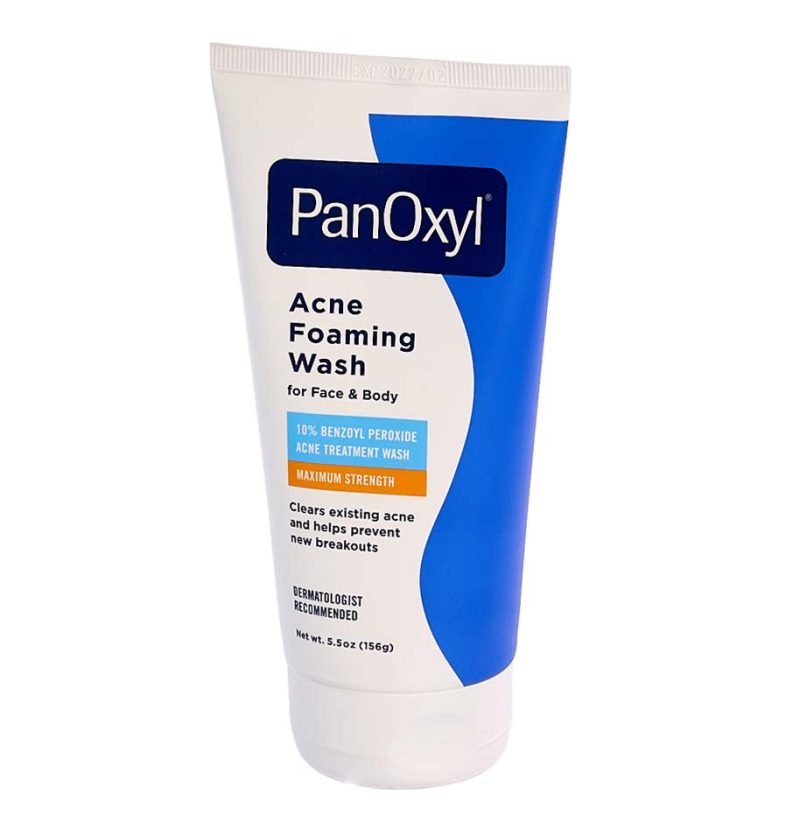 Panoxyl Acne Foaming Wash With Benzoyl Peroxide 10% Maximum Strength 156gm