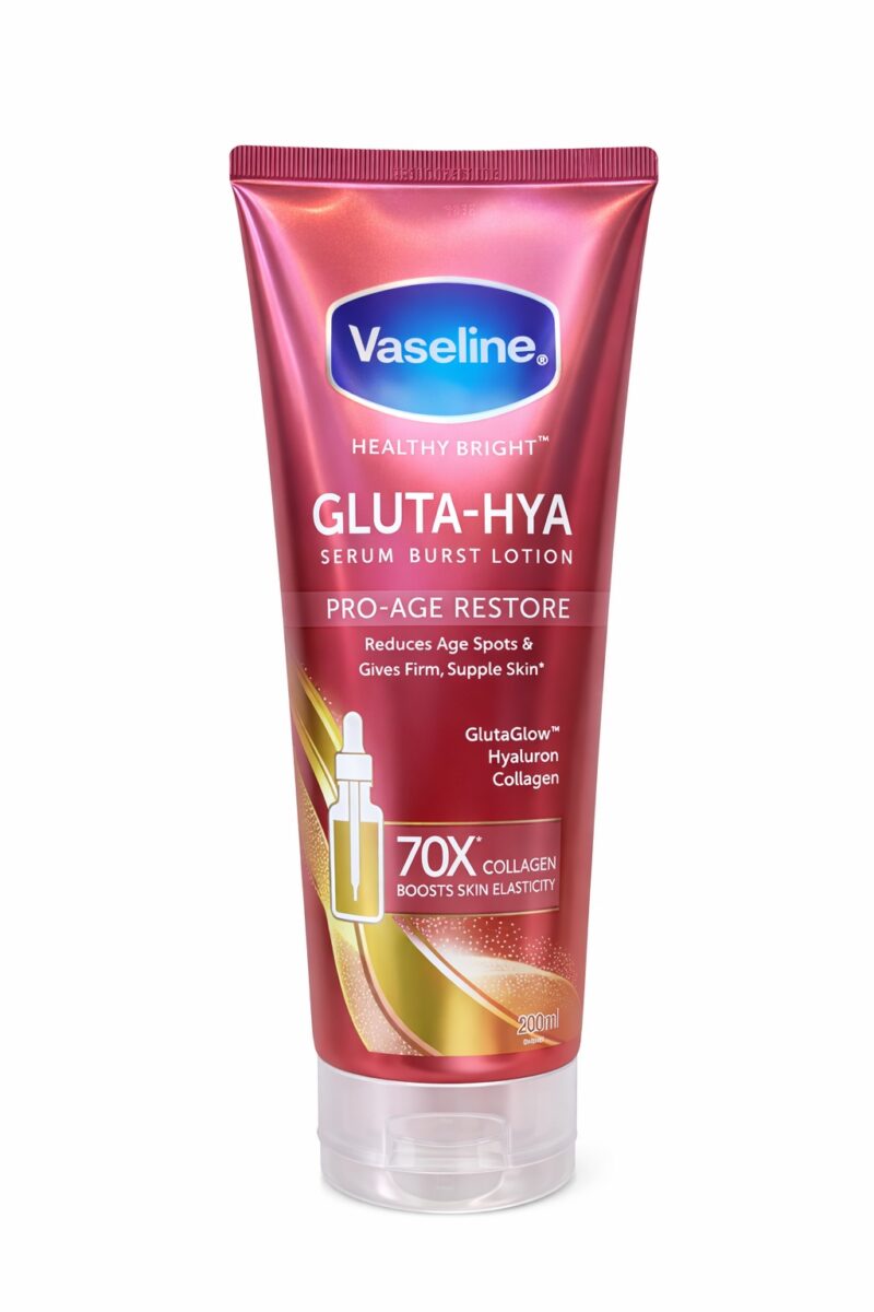 Vaseline Healthy Bright Gluta?Hya Pro?Age Restore Serum Burst Body Lotion 200ml